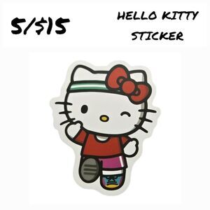 Hello Kitty Sticker Jogging Workout Fitness Self-Adhesive Laptop Luggage Locker
